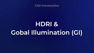 C4D - HDRI & Global Illumination