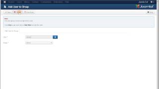 User Extranet for Joomla! 3 / Usergroups: Create