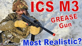 ICS M3 Grease Gun AIRSOFT AEG Review #airsoft #airsoftguns