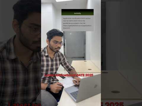 Rectification link for Gate 2025| Latest Updates #gate2025 #youtubeshorts #trending #psu #dream #iit