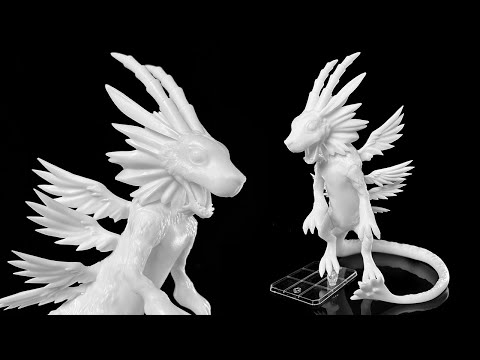 3D打印圣龙兽ホーリードラモン Holydramon数码宝贝Digimon白模型未上色树脂