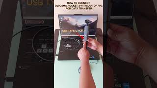 Connecting DJI Osmo Pocket 3 to a Computer –File Transfer Made Easy | DJI OSMO POCKET 3  #shortsfeed