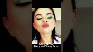 Wacky and Funny faces of Selena Gomez #selenagomez  #wacky #funny #memes  #shorts #trend  #trending