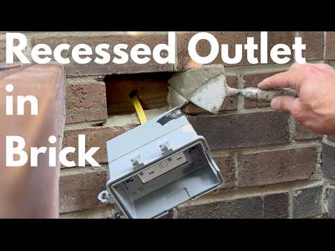How to Install a GFCI Exterior Outlet in a Brick Wall