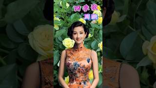 🎶🍁🌸4K【民國經典節選】周璇《四季歌》【精選片段】| 玫瑰花海時光低語🍃🌟🍀 KTV #chinesepop  #oldchineselovesong