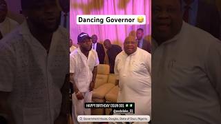 See Davido & Dancing Governor😂 #music #shorts #trending