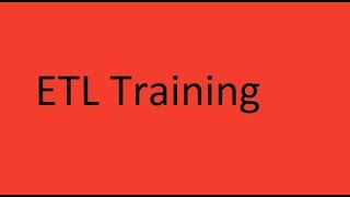 Etl Training Trial Day 2