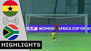 Ghana vs Banyana Banyana Highlights & Goals + Penalty shootout Women's Africa Cup of Nations 2025