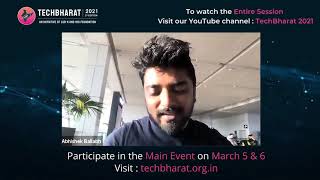 Mr. Abhishek Ballabh Co-Founder, ExtraEdge @ TechBharat 2021,2nd Pre-Event