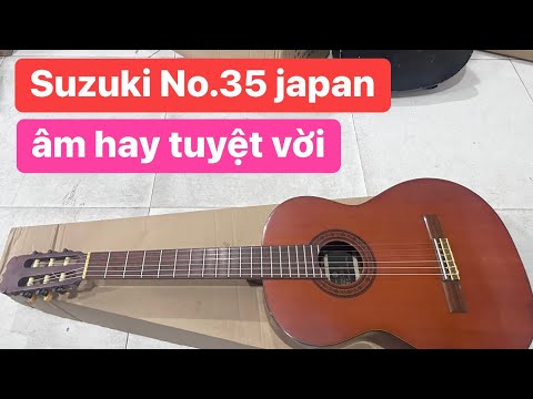 Đàn guitar Suzuki No.35 japan âm hay tuyệt vời. Giá: 1tr800k. guitar nhật 0936057750