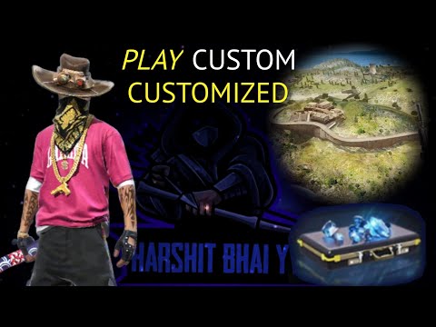 Play Custom & Win Diamond Dj Alok Giveaway 😂 | Join via I'd pass | Harshit Bhai YT | Free Fire MAX 🔥