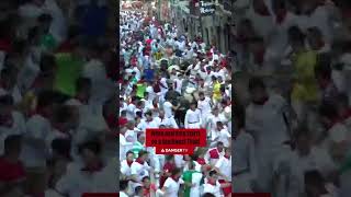 Running of the Bulls or Southwest Boarding?