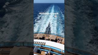 10 things to pack on a cruise! 🛳️ #cruiseessentials #cruisetips #travelmusthaves