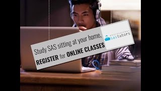 SAS BASE online Training Demo HD Class1 @ PSTAnalytics