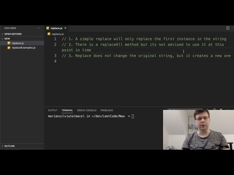 The javascript method replace - From Basic to Advanced - Episode 1