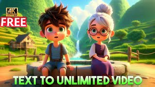 Text to unlimited video | text to video ai free | free ai video generator | text to video generator✅