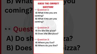 Guess the Correct Question! | Fun English Grammar Quiz for Beginners