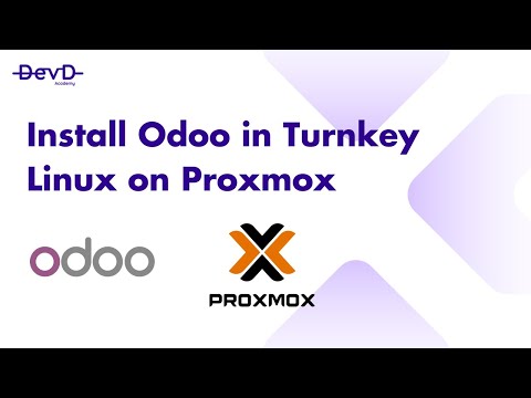 Install Odoo in Turnkey Linux on Proxmox Virtual Environment