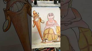 Check out the this caricature reaction! 👍 #caricature #funny #streetart #art