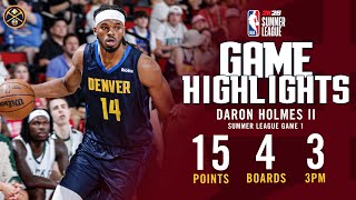 DaRon Holmes II Highlights vs. Bucks 📺 Game 1 | 2025 NBA 2K Summer League