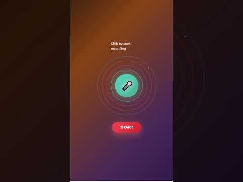 Day 021 "Voice Recording Interface 2025 | Microphone Button HTML CSS Animation"