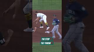 A defensive magic trick! #baseball #mlb #highlights