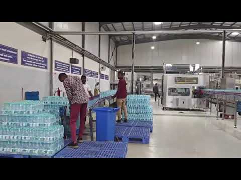 水线果汁线非洲工厂整线运行视频
