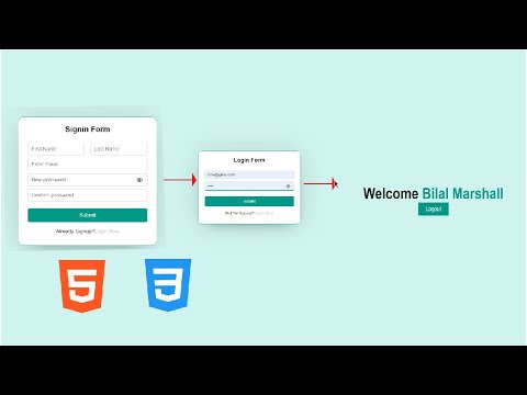 how to create a user form using HTML, CSS JavaScript @Bilalcodingstudio
