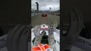 A CLOSE CALL ON THE STARTING GRID 😱 | #FormulaE #Shorts