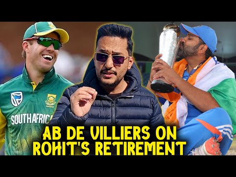 AB De Villiers on Rohit Sharma's retirement !!