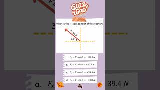 Solving for the x-component of a vector #physics #apphysics #vector #math  #maths  #physicstutor
