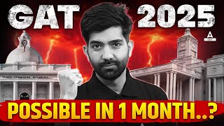 CUET GAT 2025 in Just 1 Month! 😱🔥 Mission Possible?