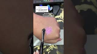 Swatching our HoloCinogen loose eyeshadow flakes in the shade “Lucid” #eyeshadow #makeup #beauty