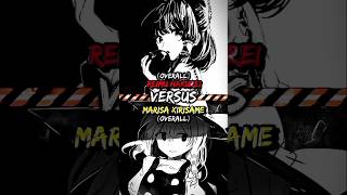 Reimu Hakurei vs Marisa Kirisame | (Touhou Project Debate) #shorts