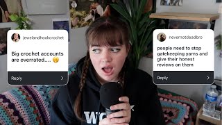 reacting to your crochet hot takes