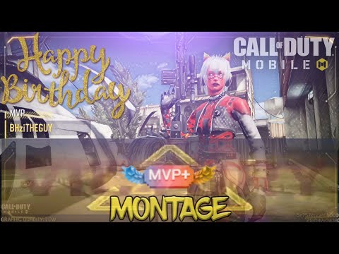 NEW MVP CAM IS AWESOME | BIRTHDAY SPECIAL CODM MONTAGE | THANK YOU FOR 50 SUBS | CALL OF DUTY MOBILE