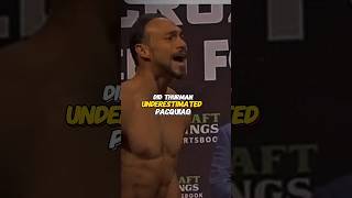 Pacquiao Punch That No One Tried On Me - Thurman!