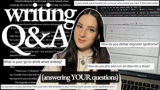 writing Q&A // answering YOUR questions about writing tips, publishing plans, my process, & more! 🪐