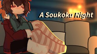 ᶻz.  🩹🍊  ೯ ⠀ 𖥻 A Soukoku Night ;; Married skk AU ;; Soukoku fluff⠀ᰋ