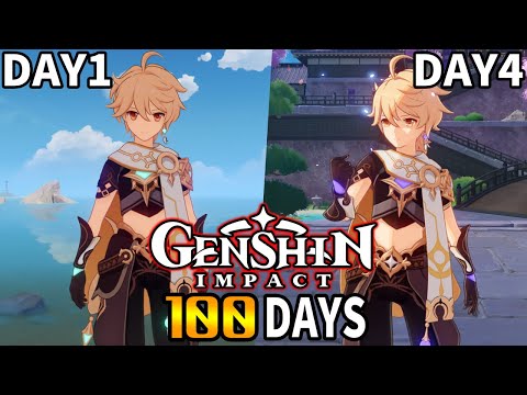 【原神100days】鬼畜過ぎる世界で100日間！無課金生活！【1日目～4日目】