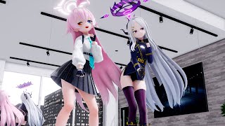 【MMD ブルーアーカイブ Blue Archive 4k 60FPS】Hoshino x Hina - Vanitosa Extended #bluearchive #mmd #vanitosa