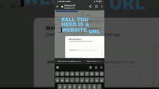 No-code website to mobile app builder | ( Android & iOS ) FREE🔥#createapp #nocode #appbuilder