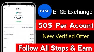 New Exchange Offer || New Airdrop Live || BTSE Exchange Auto Trade