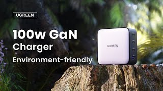 UGREEN 100W GaN charger -- Environment-friendly