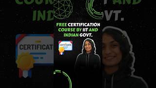 Free Courses By IIT with Certification🤯💯🤩 #shorts #youtubeshorts #freecourse