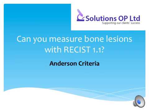 Can you measure bone lesions with RECIST 1.1