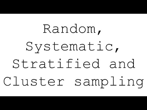 Sampling techniques - I