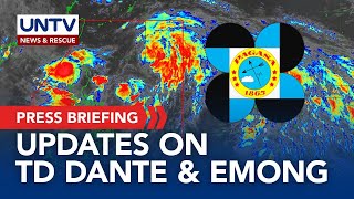 Press Briefing: PAGASA Updates on Tropical Depression Dante & Emong | 11AM, July 23, 2025 (Wed)