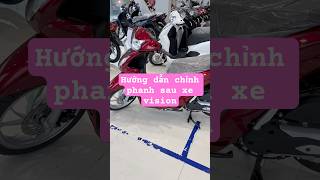 Hướng dẫn chỉnh phanh sau xe vision #vision2025 #vision