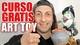 Curso GRATIS de como crear un ART TOY - Como hacer una escultura paso a paso